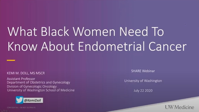 What Black Women Need to Know About Endometrial Cancer