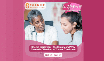  Let's Talk About It: Breast Cancer (Chemo Education - The History and Why Chemo Is Often Part of Cancer Treatment)