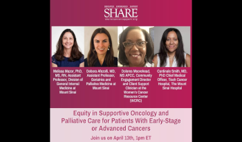 Equity in Supportive Oncology and Palliative Care for Patients With Advanced Cancer