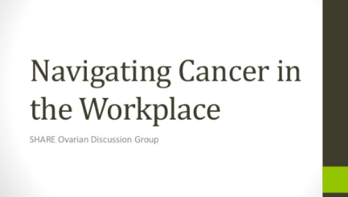 Navigating Cancer in the Workplace