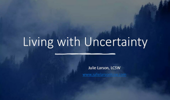 Let's Talk About It: Ovarian Cancer - Living With Uncertainty